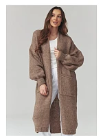 Svetr na zapínání  model 226869 Makadamia