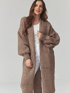 Svetr na zapínání  model 226869 Makadamia