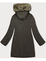 Dámská zimní bunda khaki (M-R45) Dámská zimní bunda khaki (M-R45)
