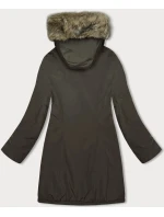 Dámská zimní bunda v khaki barvě model 21245885 - MELYA MELODY