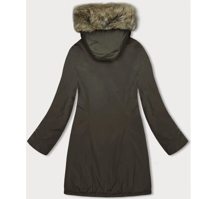 Dámská zimní bunda v khaki barvě model 21245885 - MELYA MELODY