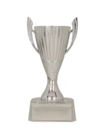 Stříbrný plastový kelímek model 21827504 Stříbrný plastový kelímek model 21827504