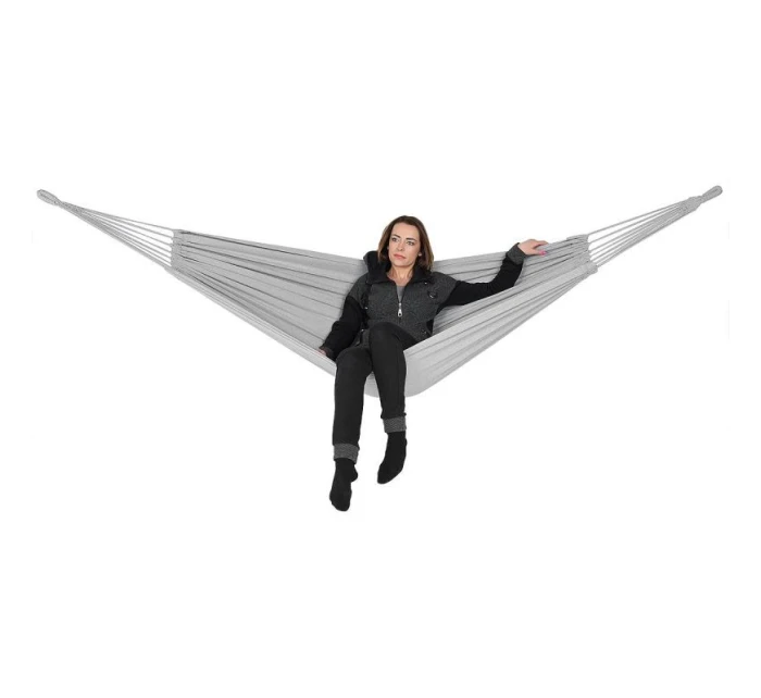 ZAHRADNÍ HOUPACÍ SÍŤ PRO 2 OSOBY 200X150 CM S KRYTEM ŠEDÁ 1039053 ZAHRADNÍ HOUPACÍ SÍŤ PRO 2 OSOBY 200X150 CM S KRYTEM ŠEDÁ 1039053