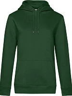 B&C QUEEN Hooded_° Dámská mikina s kapucí 01.W02Q bottle green