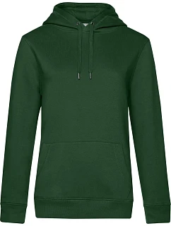 B&C QUEEN Hooded_° Dámská mikina s kapucí 01.W02Q bottle green