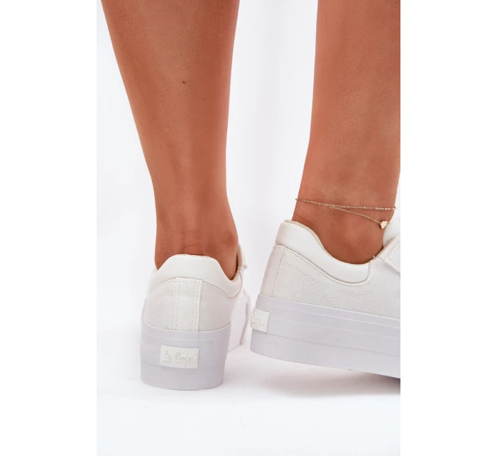 Dámské Tenisky Na Platformě Lee Cooper LCW-25-31-3450L Bílé