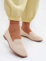 Dámské látkové mokasíny světle béžové Dorielle