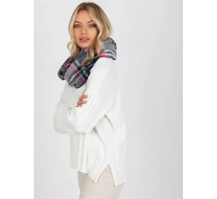 Tunelová šála AT KM 1402.20 šedorůžová Tunelová šála AT KM 1402.20 šedorůžová