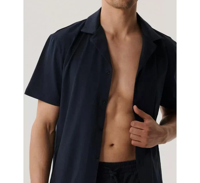 model 20905112 pyžamo kr/r S2XL pánské pyžamo na zip - Atlantic