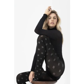 Dámské punčochové kalhoty Fiore G 6077 Snowflake 40 den 2-4 Dámské punčochové kalhoty Fiore G 6077 Snowflake 40 den 2-4