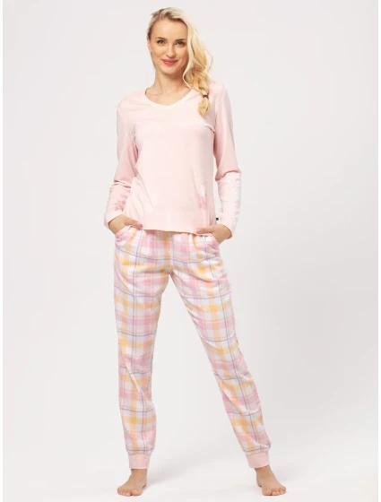 Klíč LNS 664 B24 Flanel S-XL dámské pyžamo Klíč LNS 664 B24 Flanel S-XL dámské pyžamo