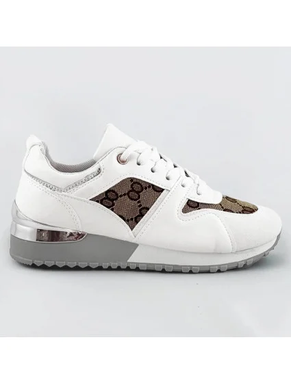 Bílé dámské tenisky se podrážkou model 17202578