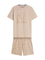 Pánské pyžamo 42604 Sand - HENDERSON