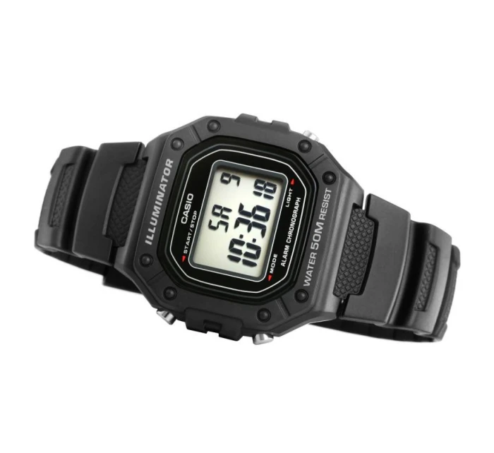 Pánské hodinky CASIO W-218H-1AVEF + BOX Pánské hodinky CASIO W-218H-1AVEF + BOX