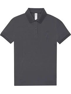 B&C My Polo 210 /women Dámské piqué polo z těžké bavlny model 22429971 dark grey