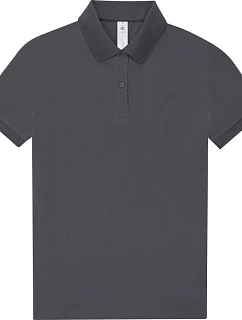 B&C My Polo 210 /women Dámské piqué polo z těžké bavlny 01.W463 dark grey