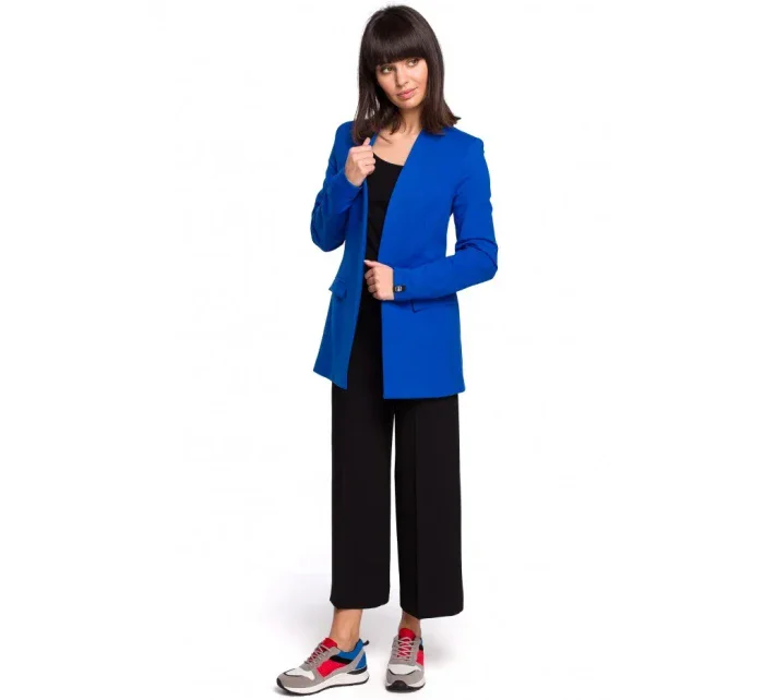 B102 Bavlněné otevřené sako - červené B102 Bavlněné otevřené sako - červené