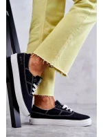 Dámské látkové tenisky Big Star KK274019 Černá Dámské látkové tenisky Big Star KK274019 Černá