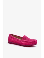Semišové dámské mokasíny Fuchsia S.Barski Semišové dámské mokasíny Fuchsia S.Barski