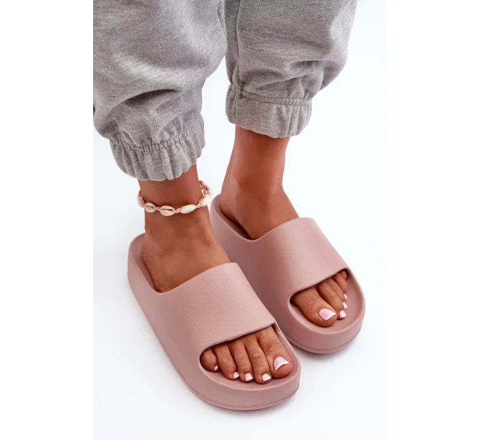 Dámské růžové pantofle Airaplea Foam Platform Dámské růžové pantofle Airaplea Foam Platform