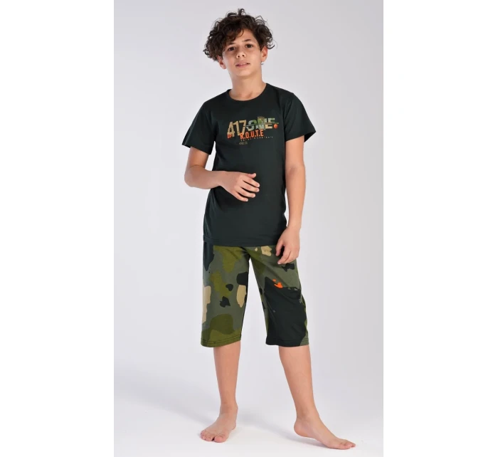 Dětské pyžamo kapri Army