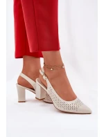 Sandály na podpatku model 211939 Step in style Sandály na podpatku model 211939 Step in style