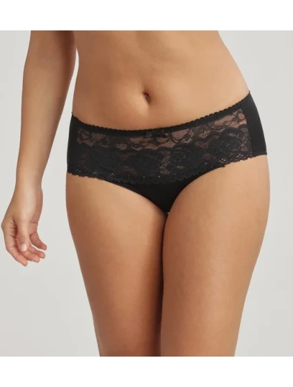 Dámské krajkové kalhotky PLAYTEX FLOWER ELEGANCE RCS MIDI BRIEF - PLAYTEX - černá Dámské krajkové kalhotky PLAYTEX FLOWER ELEGANCE RCS MIDI BRIEF - PLAYTEX - černá