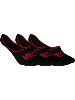 HUGO 3 PSL NERO černé pánské ponožky (50514921-001)