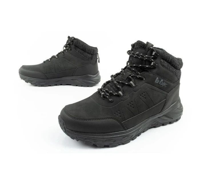 Pánská zimní trekingová zateplená kotníková obuv Lee Cooper