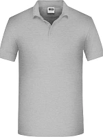 Daiber JN 874 Pánské pracovní bio piqué polo 02.0874 grey heather