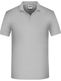 Daiber JN 874 Pánské pracovní bio piqué polo 02.0874 grey heather