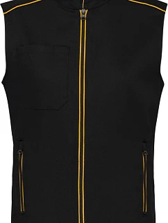 WK WK 6148 Pánská vesta "Day-to-Day" 20.6148 black/yellow