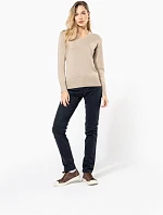 Kariban K 741 Dámské chino kalhoty 20.K741 beige Kariban K 741 Dámské chino kalhoty 20.K741 beige
