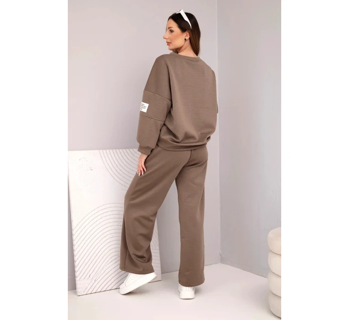 Dámský komplet máslo mikina + kalhoty fango Dámský komplet máslo mikina + kalhoty fango