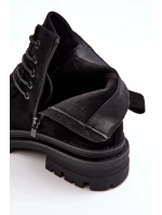 Dámské Boty na Zip Černé model 21636194 - Boto