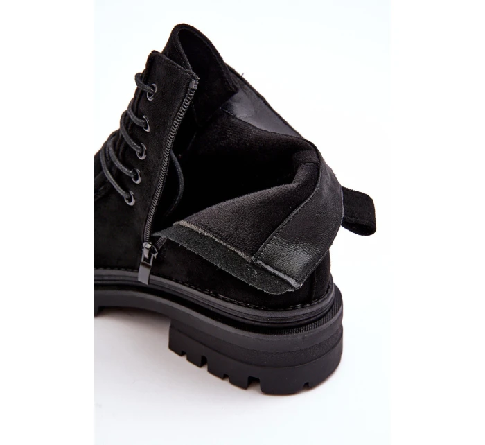 Dámské Boty na Zip Černé model 21636194 - Boto
