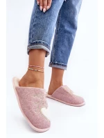 Dámské klasické pantofle s růžovou výstelkou Mabira Dámské klasické pantofle s růžovou výstelkou Mabira