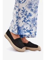 Dámské Espadrilky Na Platformě model 21691926 Černé - VINCEZA
