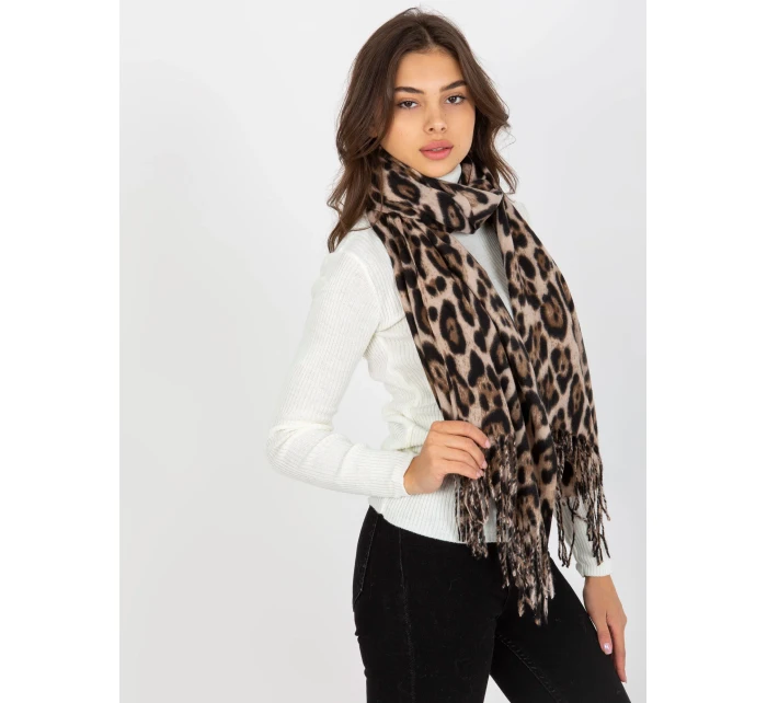 Šála AT SZ 1 892.39P černá a béžová Šála AT SZ 1 892.39P černá a béžová