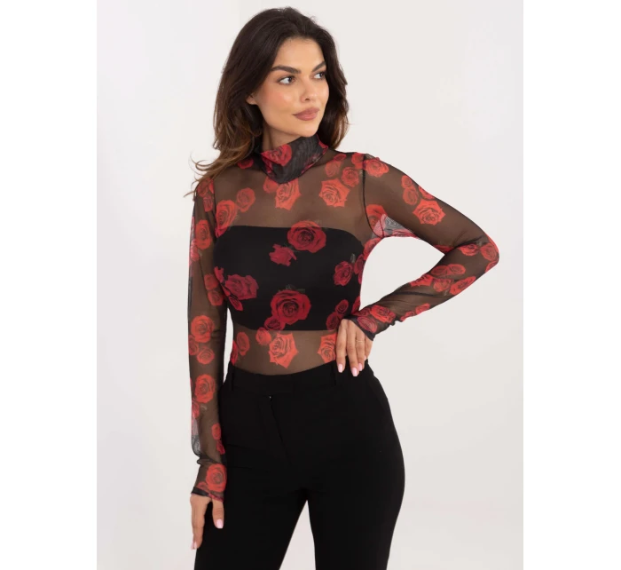 Halenka DHJ BZ  černá a červená model 20592045 - FPrice