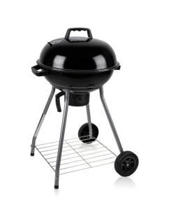 KULOVÝ ZAHRADNÍ GRIL REX STEEL 46CM S POPELNÍKEM