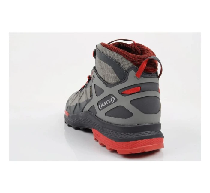 pánská kotníková obuv Goretex šedá červená model 21948444 - Aku
