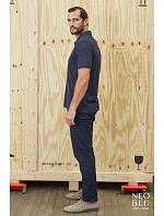 Men Pánské žerzejové polo night blue model 22500546 - NEOBLU