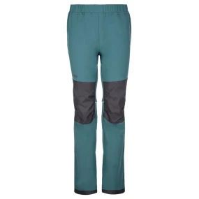 Dětské outdoorové kalhoty RIZO-J Tmavě zelená - Kilpi Dětské outdoorové kalhoty RIZO-J Tmavě zelená - Kilpi