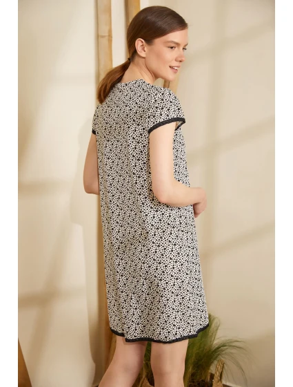 Vamp - Noční košile s potiskem a knoflíčky 14980 - Vamp Vamp - Noční košile s potiskem a knoflíčky 14980 - Vamp