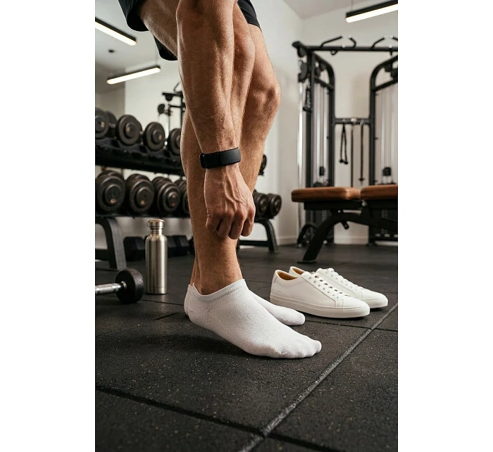 Pánské Kotníkové Ponožky ULTRA Tenké Bílé