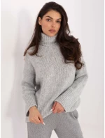 Sweter CH SW model 21776377 szary - FPrice Sweter CH SW model 21776377 szary - FPrice