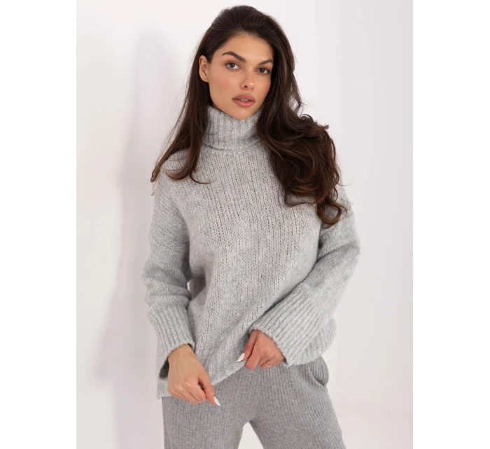 Sweter CH SW model 21776377 szary - FPrice Sweter CH SW model 21776377 szary - FPrice