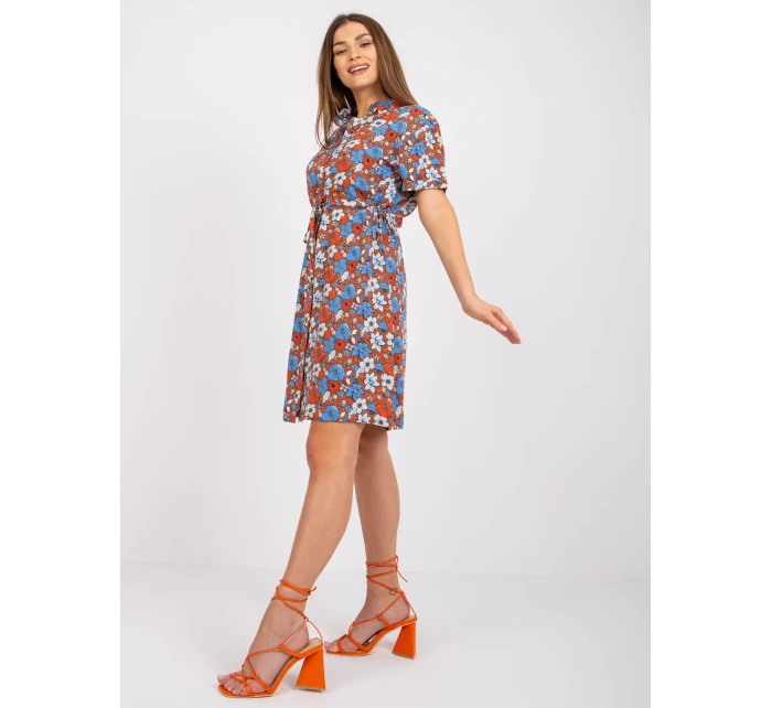 Šaty D73781M30312A hnědé Šaty D73781M30312A hnědé