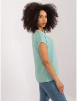 Bluzka RV BZ model 19734901 pistacjowy - FPrice Bluzka RV BZ model 19734901 pistacjowy - FPrice